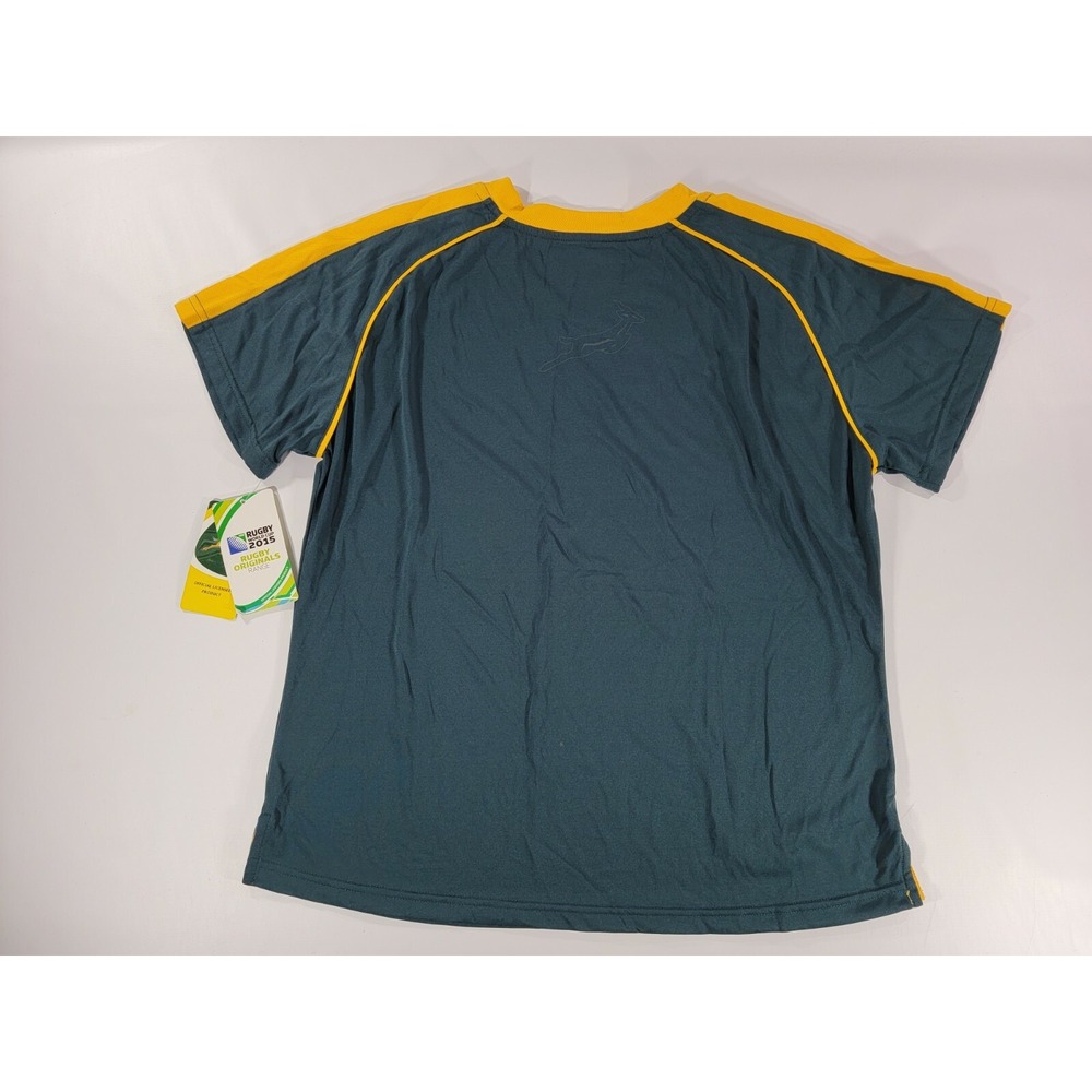 South Africa SA Rugby Youth‎ XXL Home Embroider Jersey Springboks World Cup 2015 - Picture 6 of 9